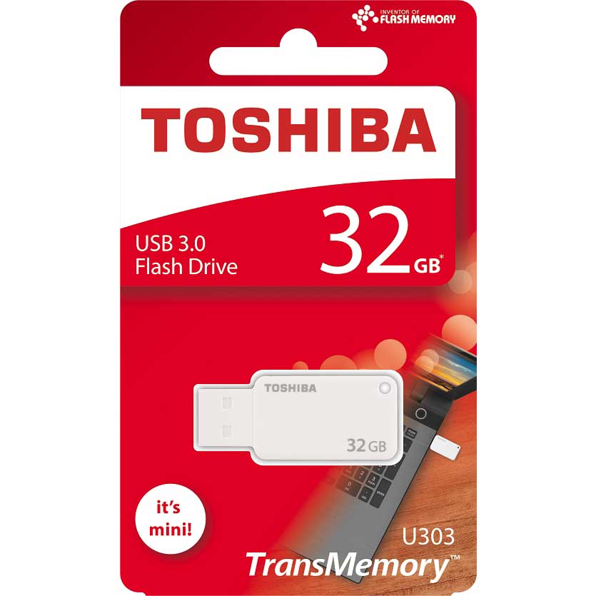 TOSHIBA AKATSUKI 32GB USB3.0 FLASH BELLEK THN-U303W0320E4