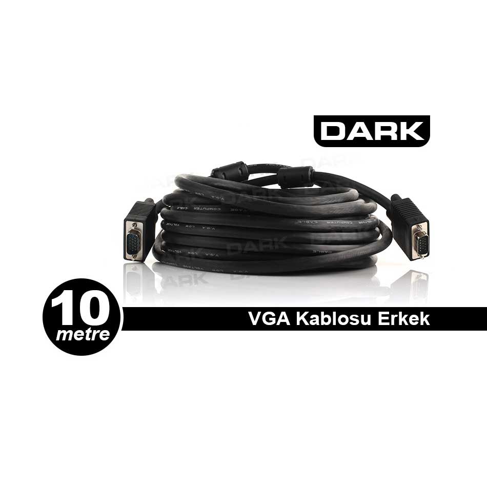 DARK DK-CB-VGAL1000 10MT VGA KABLO