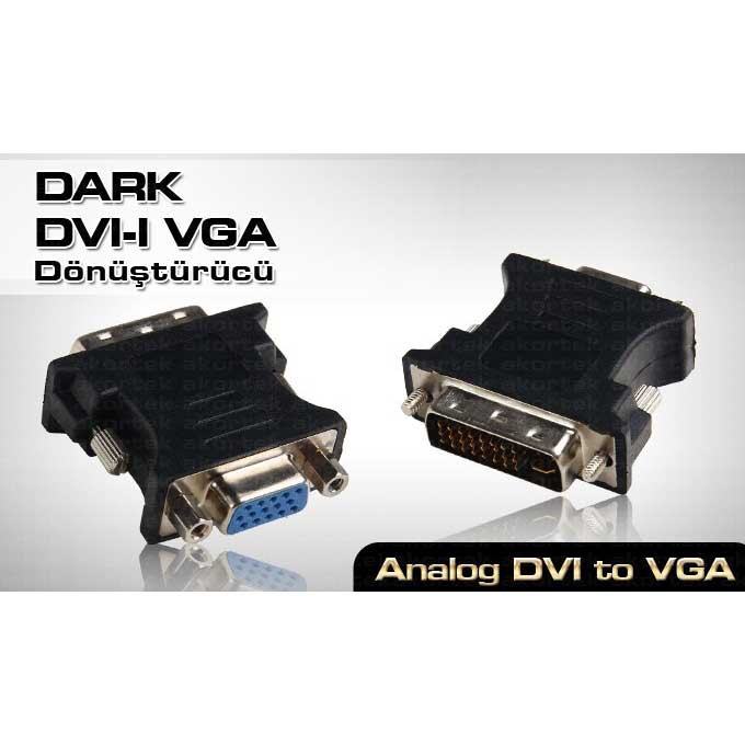 DARK DK-HD-ADVIXVGA DVI TO VGA 24+5 ÇEVİRİCİ ADAPTÖR
