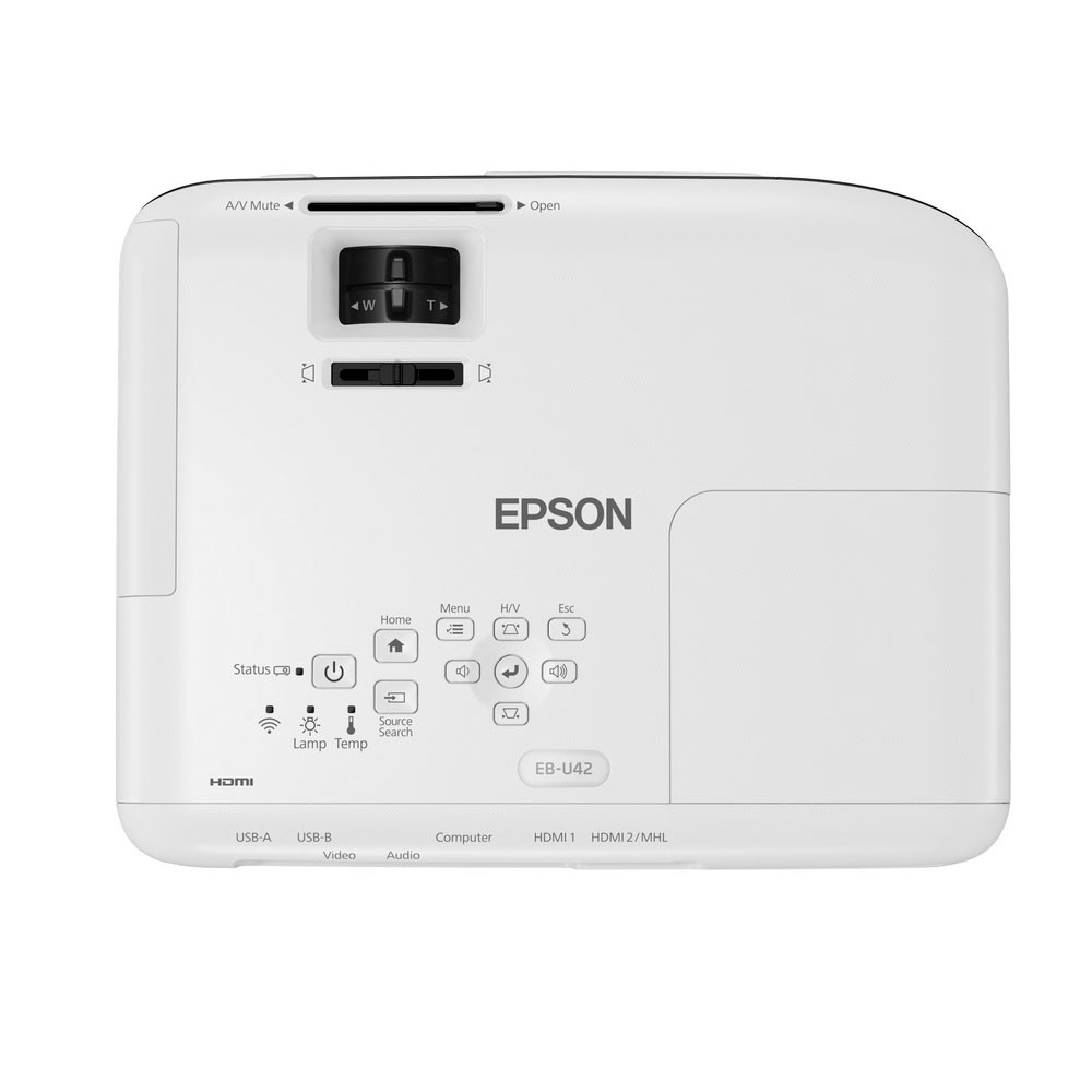 EPSON EB-U42 3600AL 1920x1200 10000S VGA/2xHDMI 15000:1 BEYAZ WUXGA/WIFI+MIRACAST PROJEKSİYON