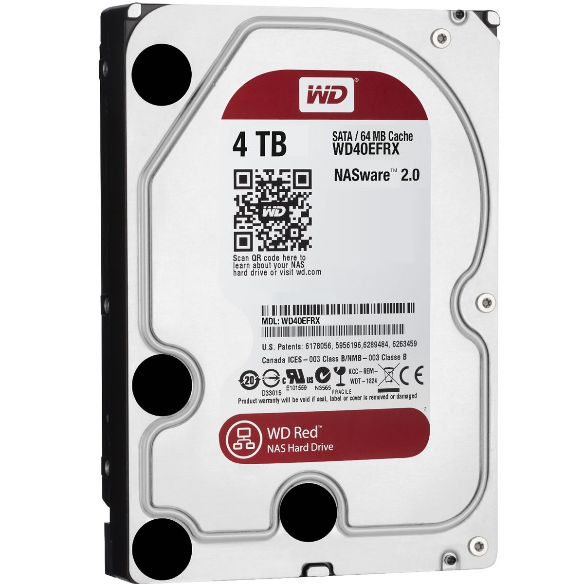 WD RED 4TB 5400RPM 64MB SATA3 6Gbit/sn WD40EFRX NAS HDD