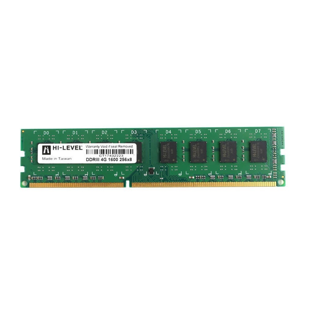 HI-LEVEL 4GB 1600MHz DDR3 PC Ram HLV-PC12800D3/4G