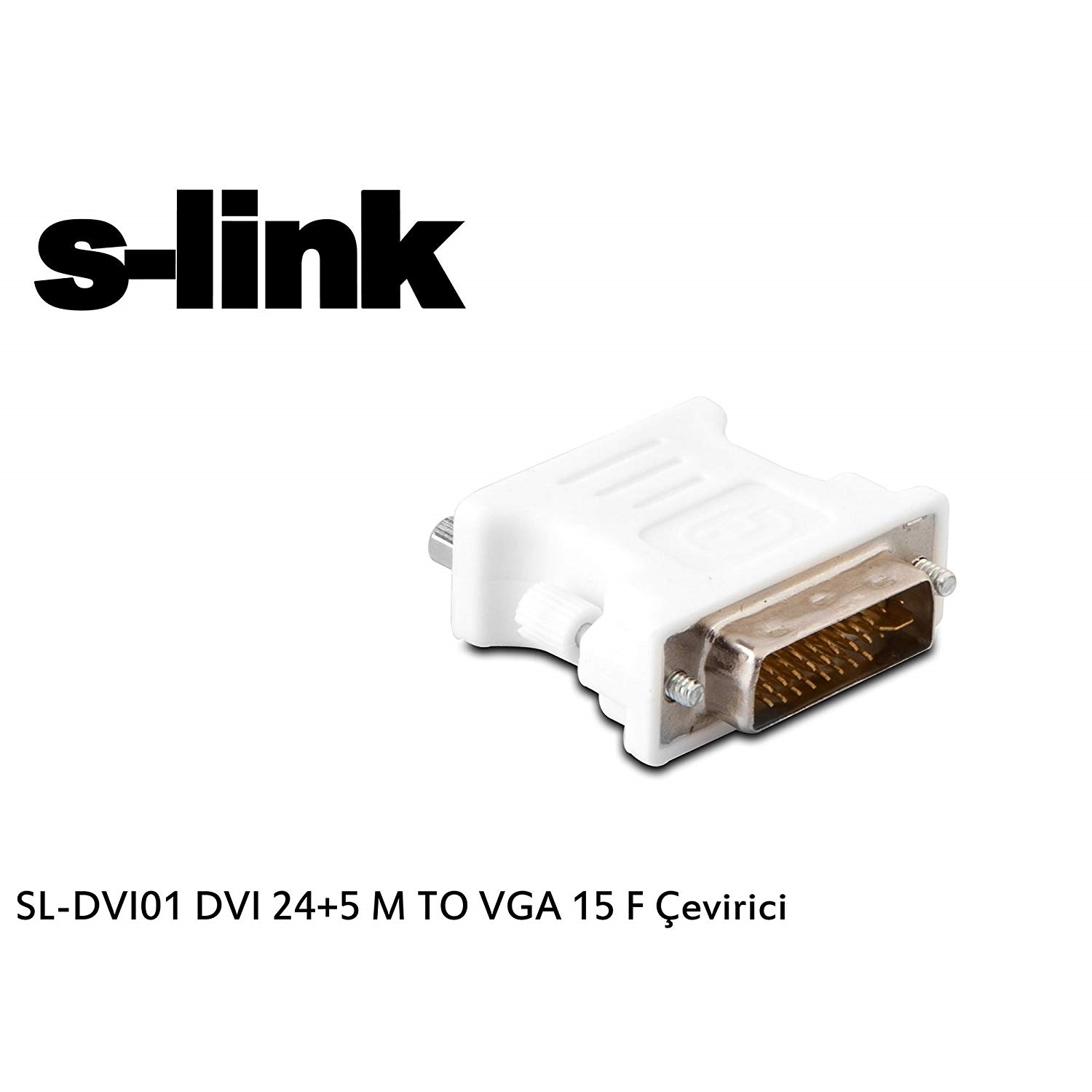 S-LINK SL-DVI01 DVI TO VGA 24+5F ÇEVİRİCİ