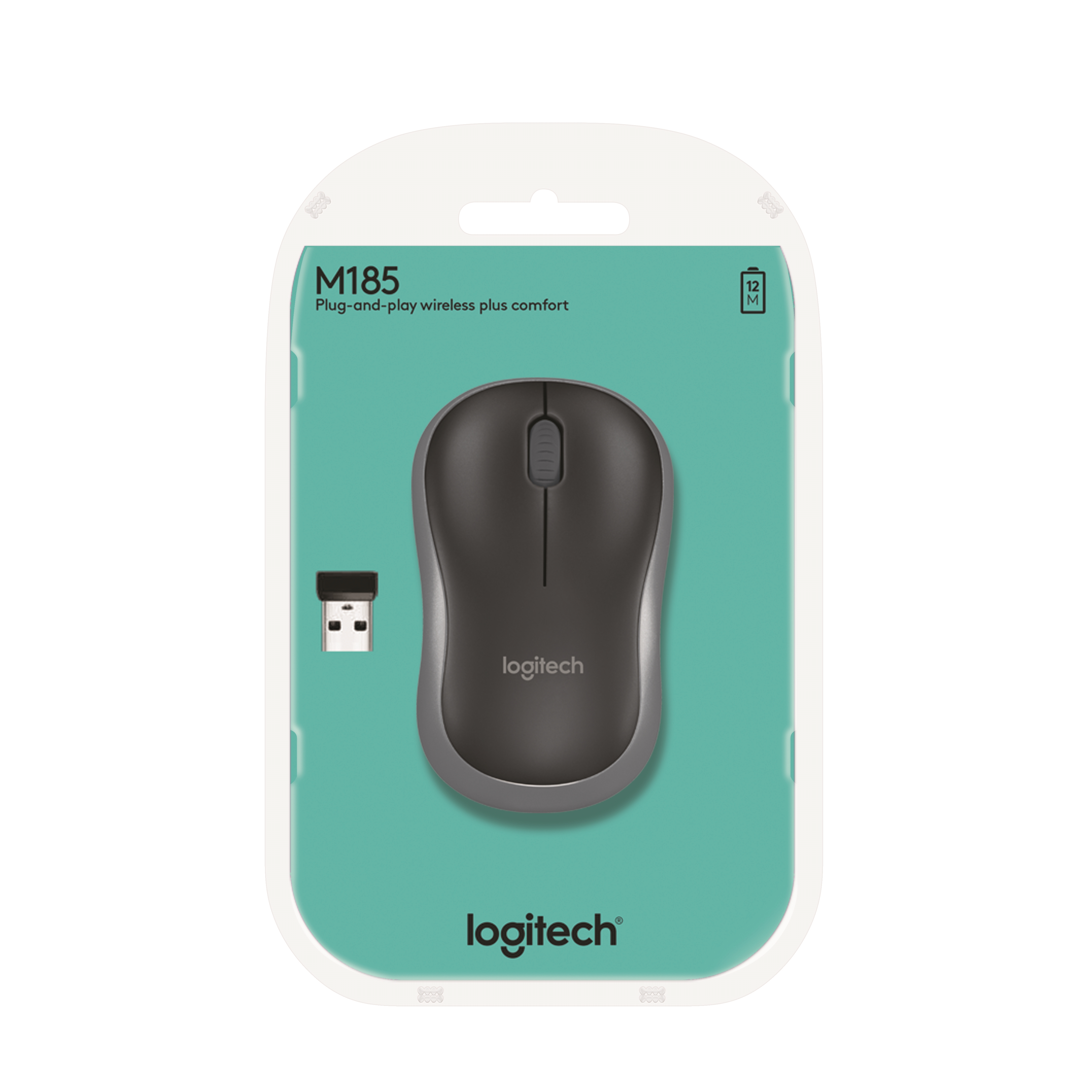 LOGITECH M185 KABLOSUZ 1000 DPI GRI MOUSE 910-002235