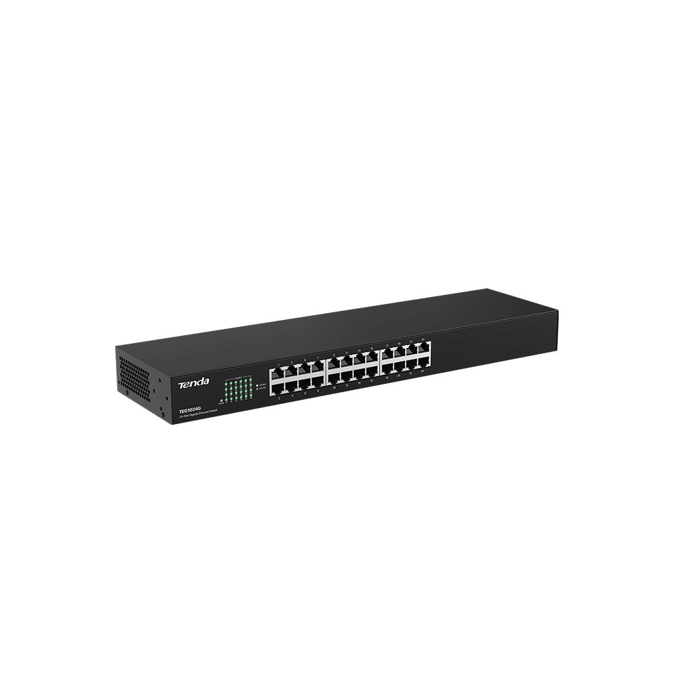 TENDA TEG1024G 24 PORT 10/100/1000 YONETILEMEZ RACK MOUNT SWITCH