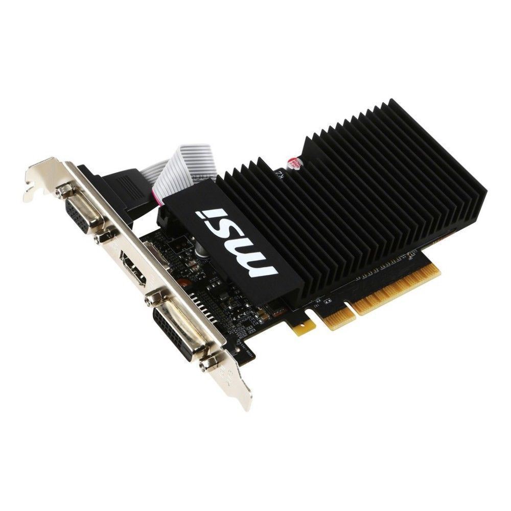 MSI GT710 1GB DDR3 64Bit VGA/DVI/HDMI 16X DX12 GT710-1GD3H