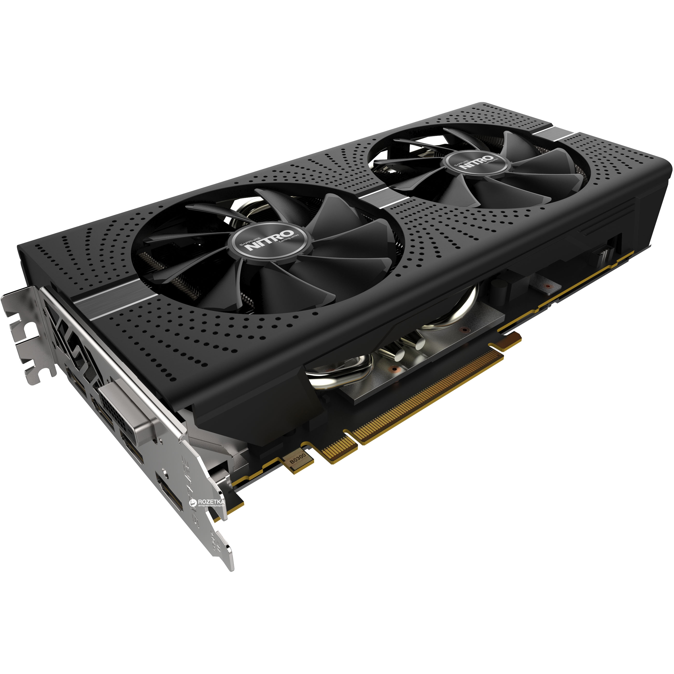 SAPPHIRE AMD RX580 NITRO+ OC 8GB DDR5 256Bit DVI/2xHDMI/2xDP 16X 11265-01-20G