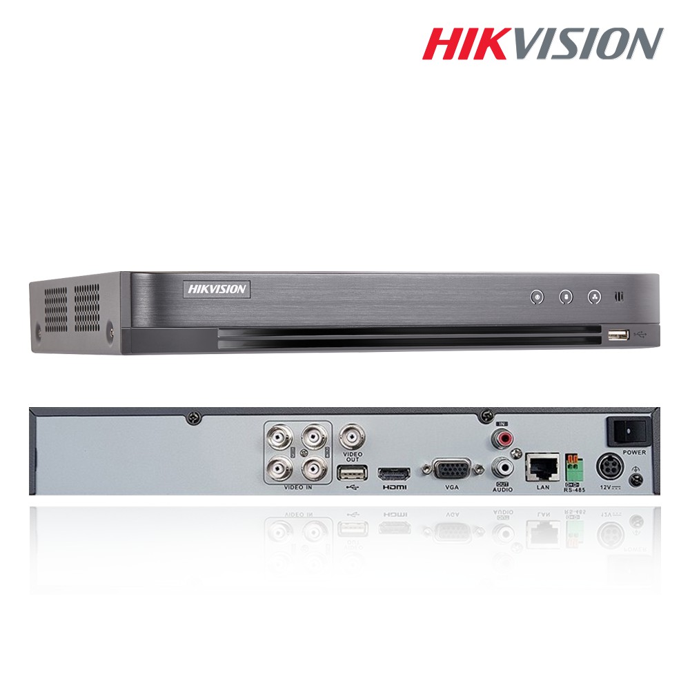 HIKVISION DS-7216HQHI-K1 16 KANAL 1080P 1xVGA 1xHDMI 1080p H.265+ HD-TVI, AHD, CVI, Analog, IP HİBRİT DVR KAYIT CİHAZI  
