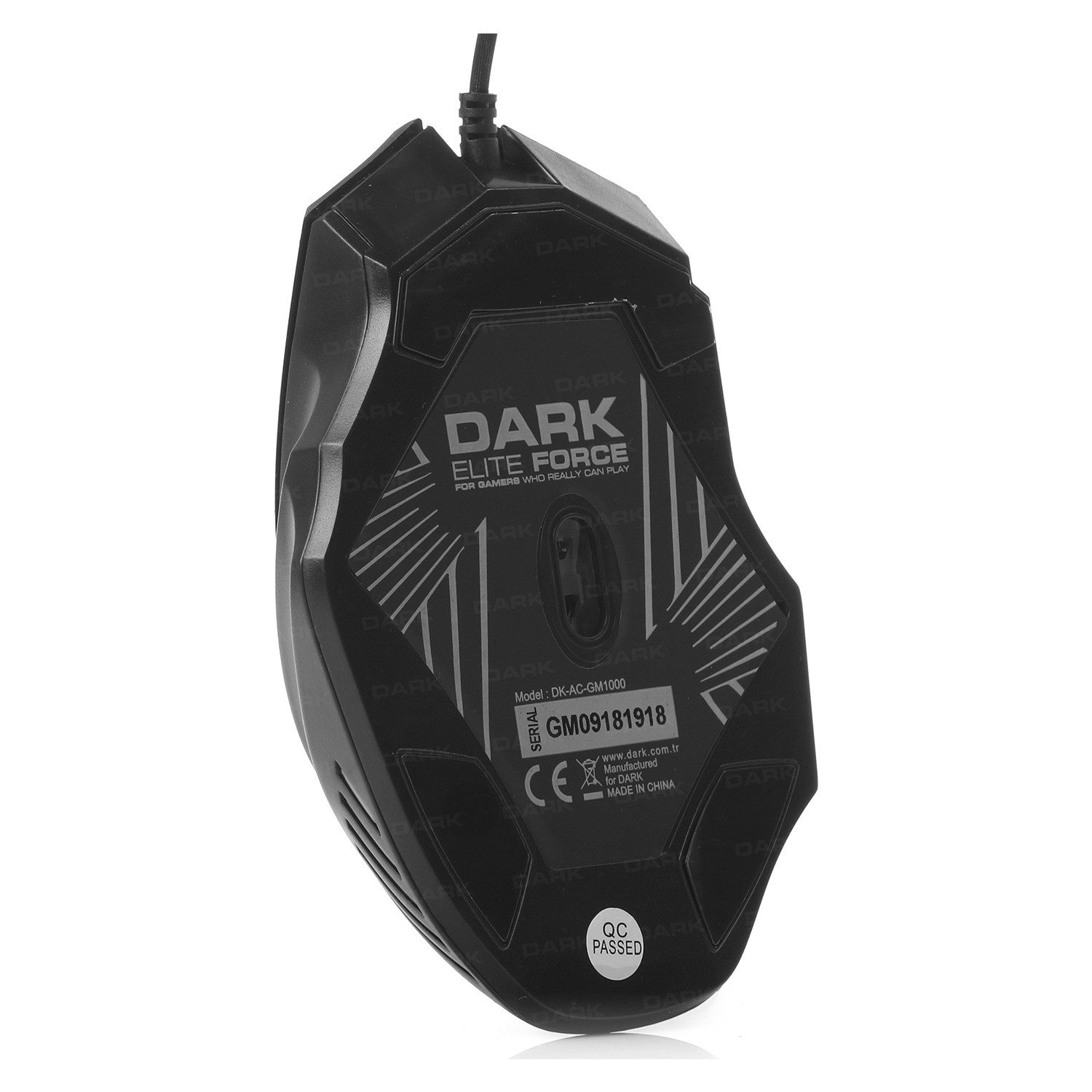 DARK DK-AC-GM1000 USB 2400 DPI SİYAH MOUSE GAMİNG