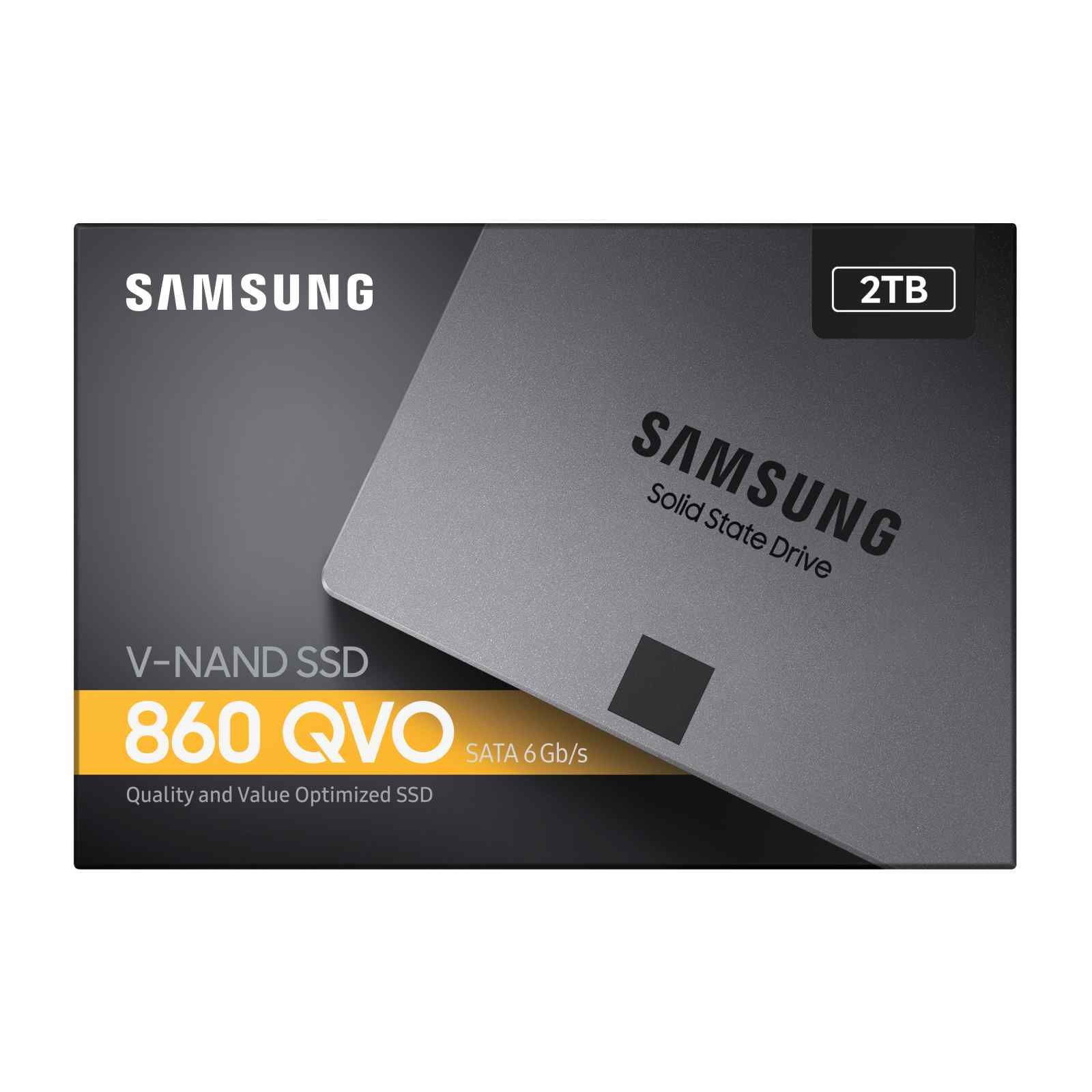 SAMSUNG 860 QVO 2TB 550/520MB/s SATA6 SSD MZ-76Q2T0BW