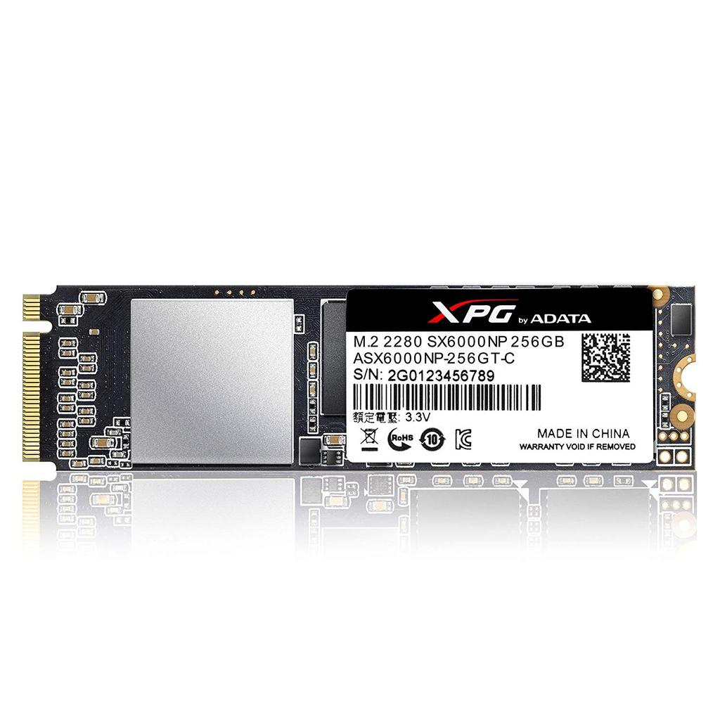 ADATA XPG SX6000 PRO 256GB 2100/1200MB/s M2 PCIe SSD ASX6000PNP-256GT-C