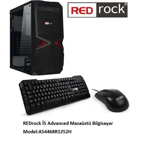 REDROCK A54468R12S2H I5-4460 8GB 120GB SSD 2TB O/B VGA FREEDOS PC