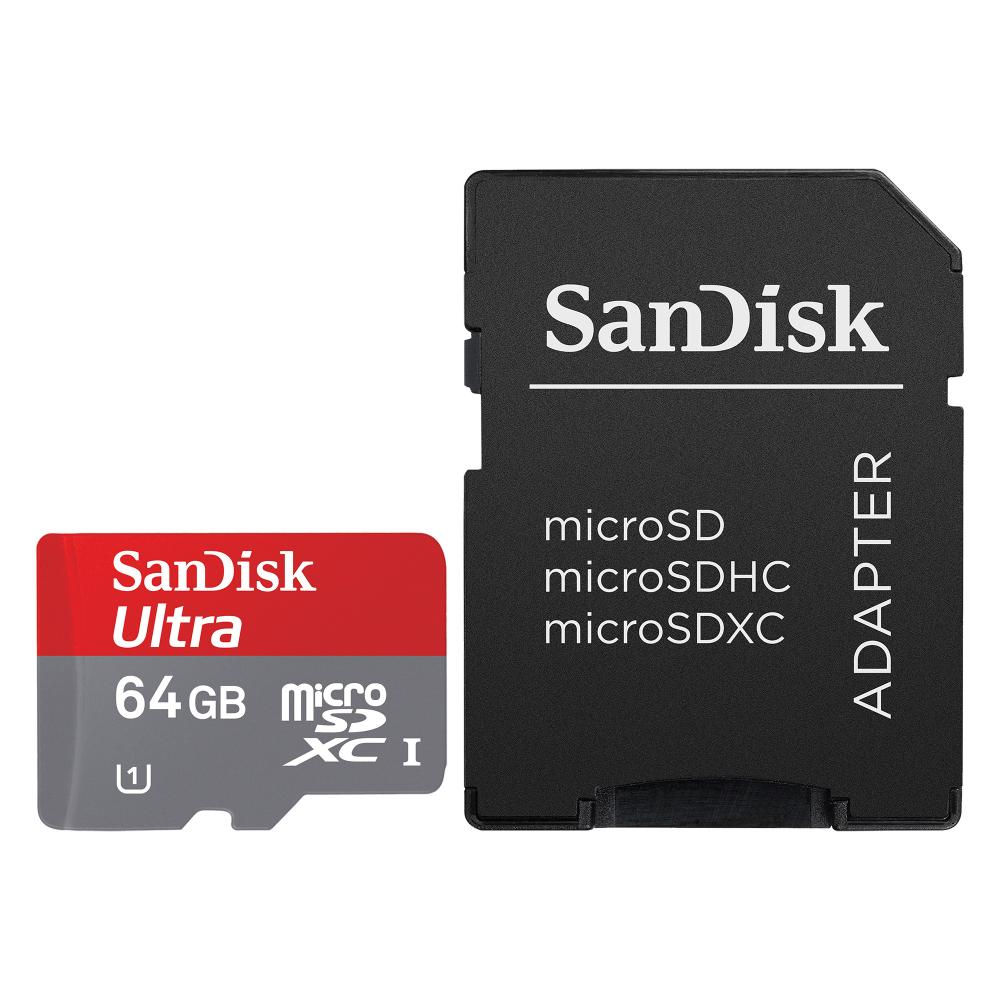 SANDISK ULTRA 64GB MICRO SD CLASS10 98MB/s HAFIZA KARTI SDSQUAR-064G-GN6MA