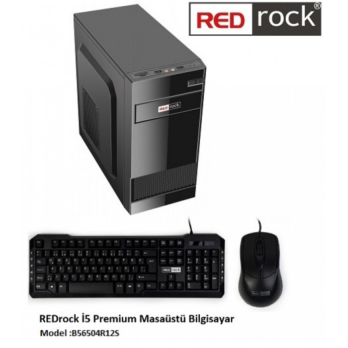 REDROCK B56504R12S I5-650 4GB 128GB SSD O/B VGA FREEDOS PC