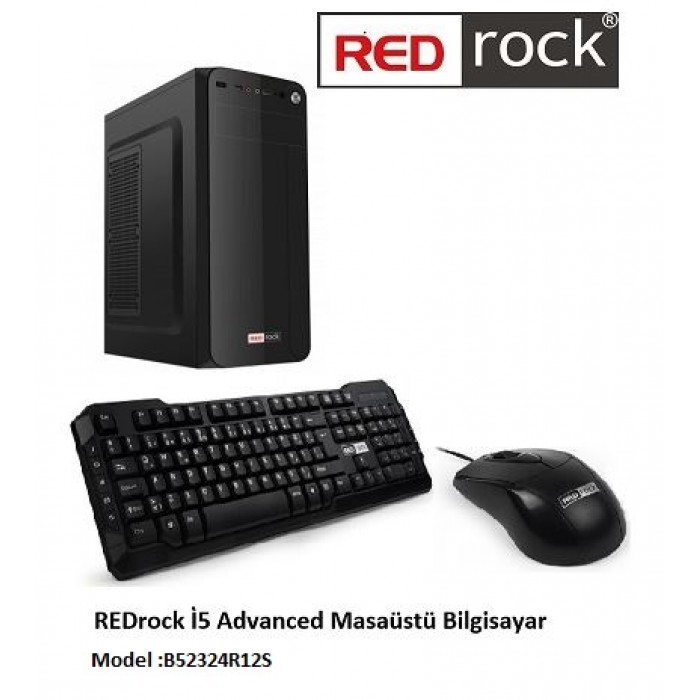 REDROCK B52324R12S I5-2320 4GB 128GB SSD O/B VGA FREEDOS PC