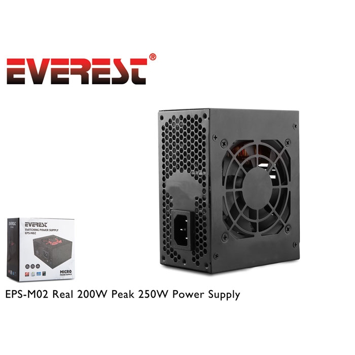 EVEREST EPS-M02 Real 200W Peak 250W POWER SUPPLY