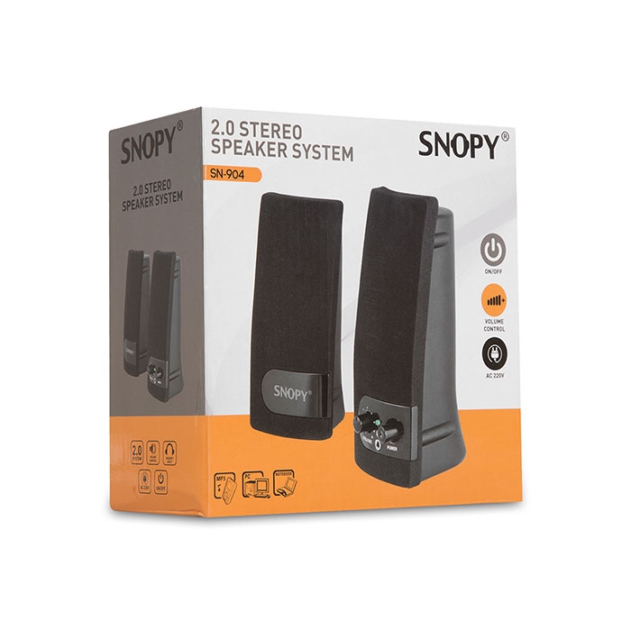 SNOPY SN-904 AC 220W USB SİYAH HOPARLÖR