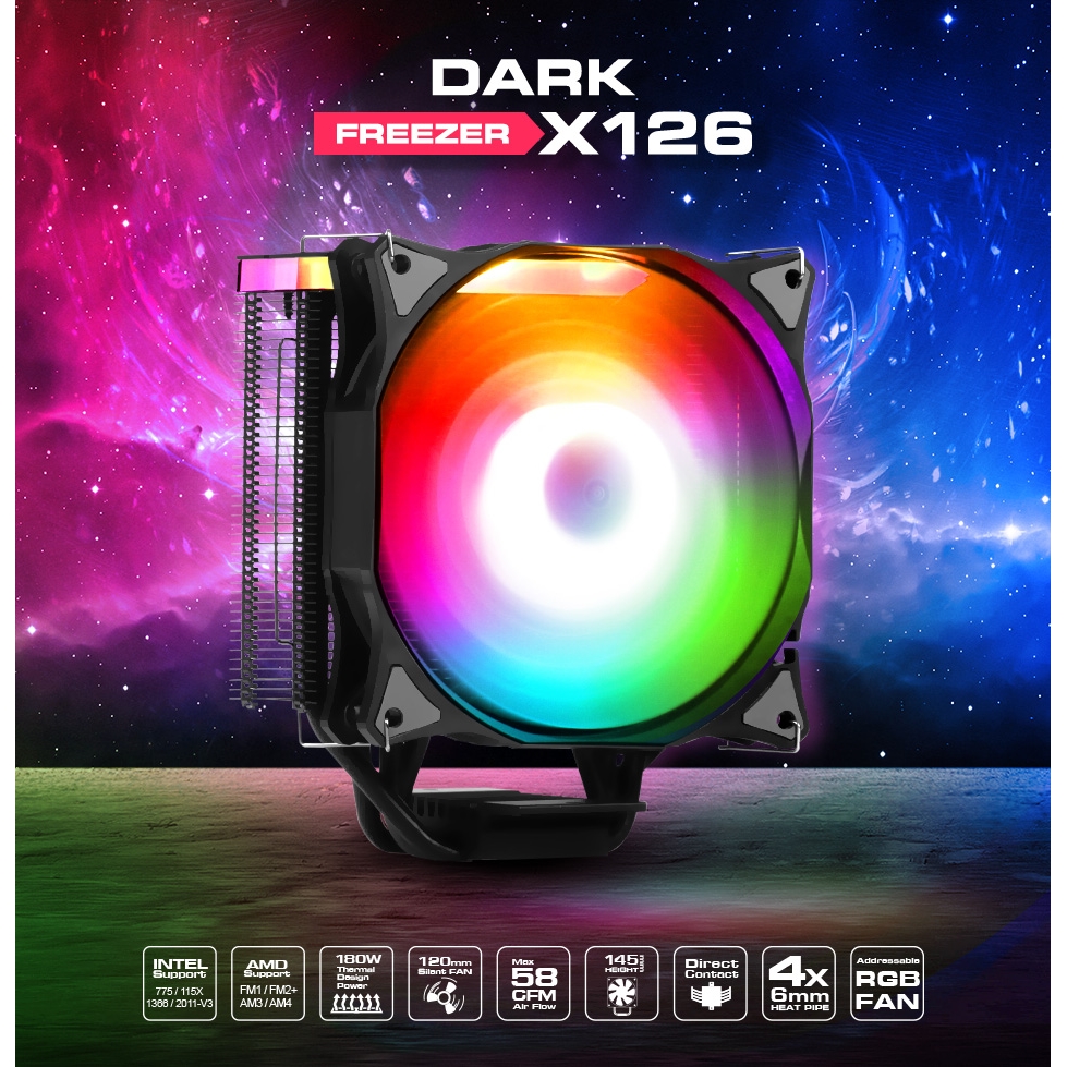 DARK Freezer X126 AMD/INTEL İŞLEMCİ SOĞUTUCU