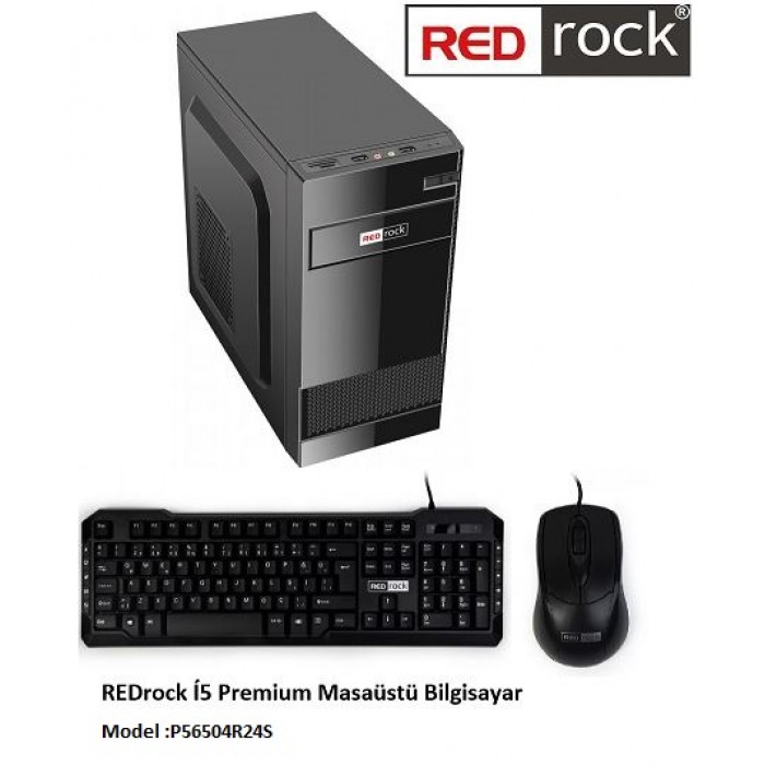 REDROCK P56504R24S I5-650 4GB 240GB SSD O/B VGA FREEDOS PC