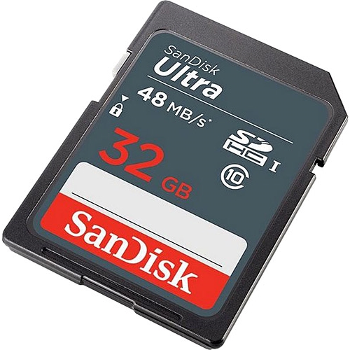 SANDISK ULTRA 32GB SDHC CLASS10 48MB/s HAFIZA KARTI SDSDUNB-032G-GN3IN