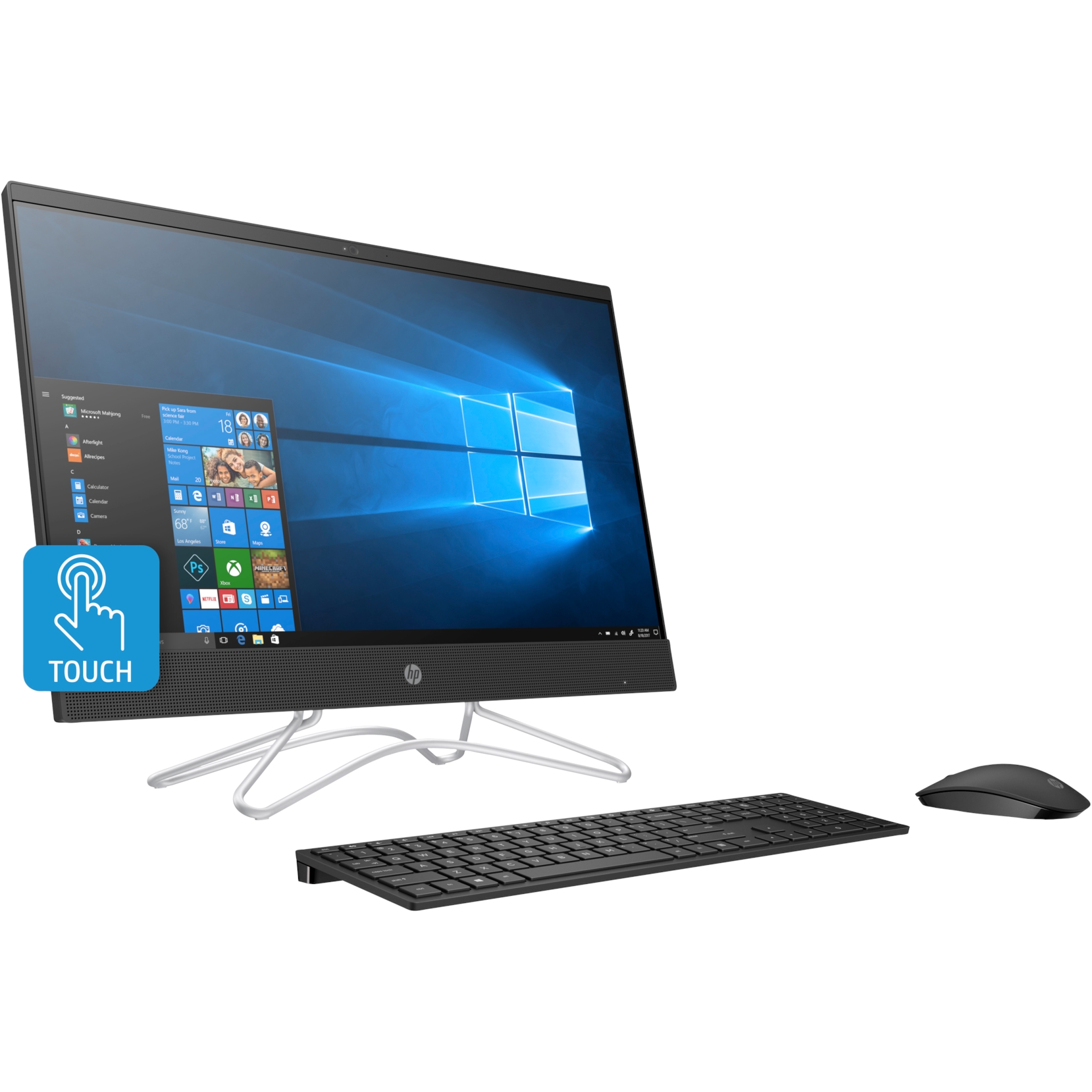 HP 24-F0044NT 8UF45EA i5-9400 8GB 128SSD+1TB 2GB MX110 23.8" FHD DOKUNMATİK FREDOOS SIYAH ALL IN ONE PC