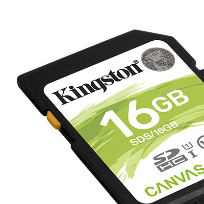 KINGSTON Canvas Select 16GB SDHC CLASS10 UHS-I 80MB/s HAFIZA KARTI SDS/16GB