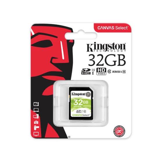 KINGSTON Canvas Select 32GB SDHC CLASS10 UHS-I 80MB/s HAFIZA KARTI SDS/32GB