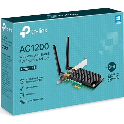 TP-LINK ARCHER T4E AC1200 1200MB/s 2×2 MIMO PCI EXPRESS WIRELESS ADAPTÖR