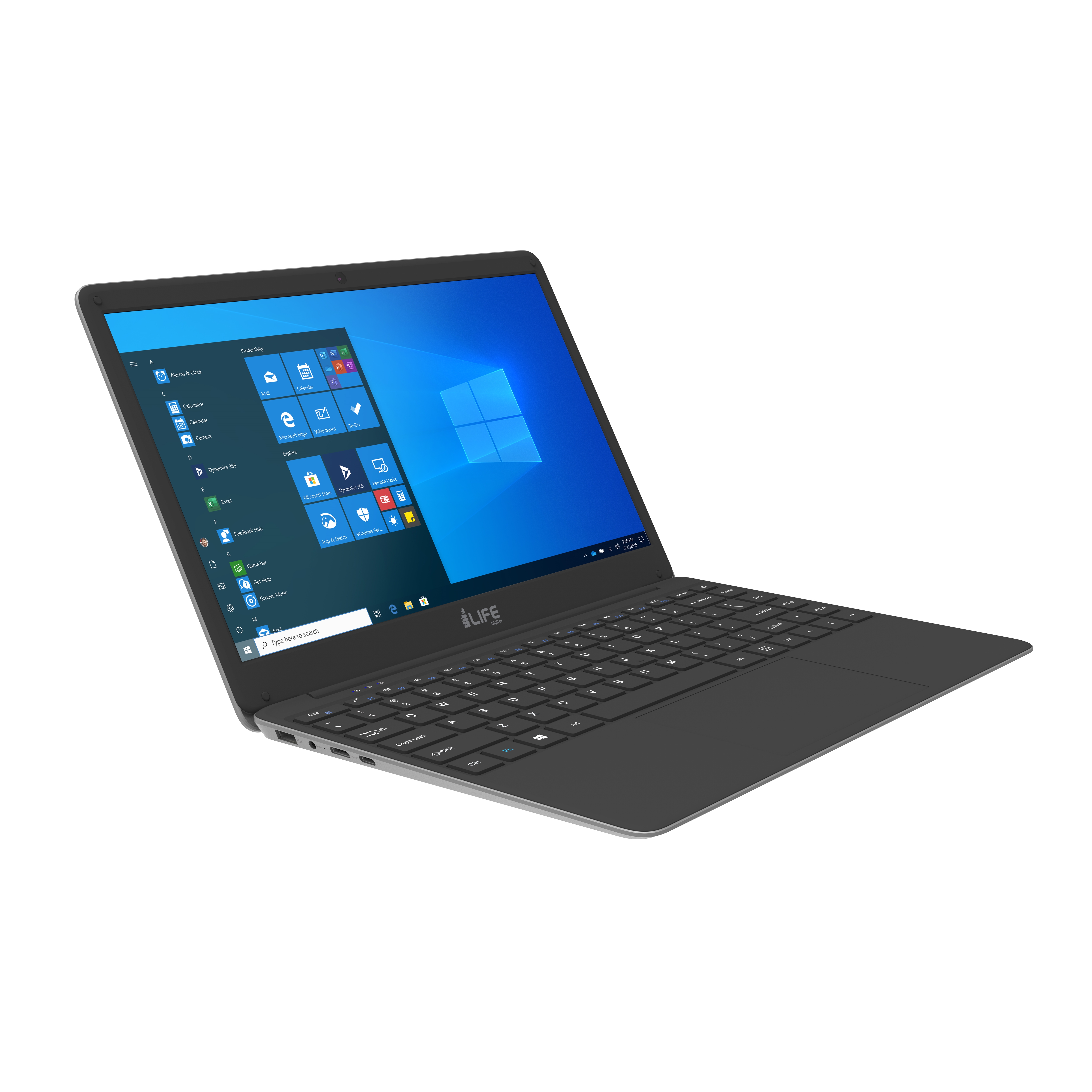 I-LIFE ZED AIR N3350 4GB 128GB SSD O/B 14" FHD WIN10 GÜMÜŞ/SİYAH NOTEBOOK