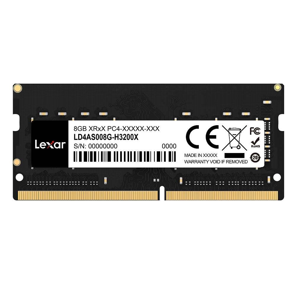 LEXAR 8GB 3200Mhz DDR4 LD4AS008G-R3200GSST NOTEBOOK RAM