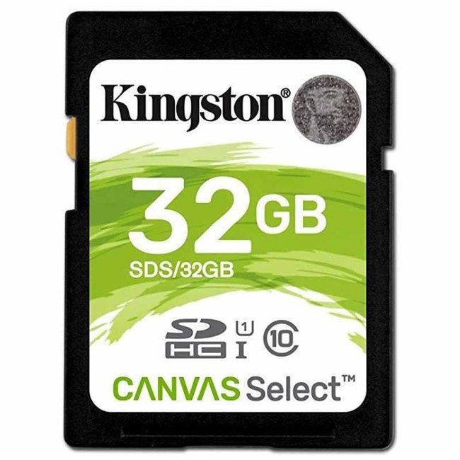 KINGSTON CANVAS SELECT PLUS 32GB SDHC CLASS10 HAFIZA KARTI SDS2/32GB
