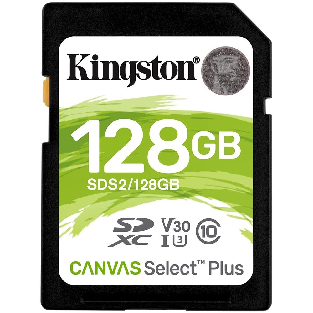 KINGSTON CANVAS SELECT PLUS 128GB SDHC CLASS10 HAFIZA KARTI SDS2/128GB