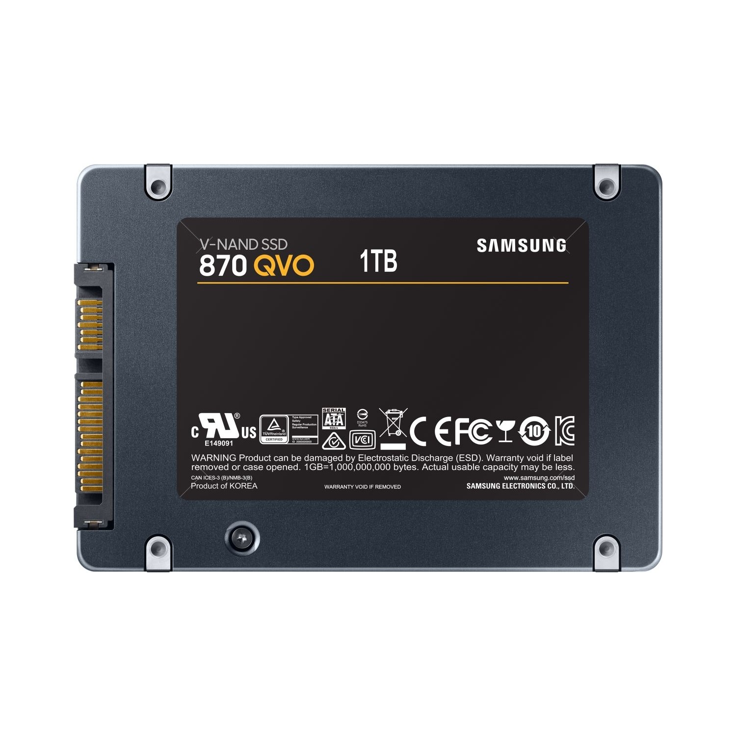 SAMSUNG 870 QVO 1TB 560/530MB/s 2.5" SATA 3.0 SSD MZ-77Q1T0BW