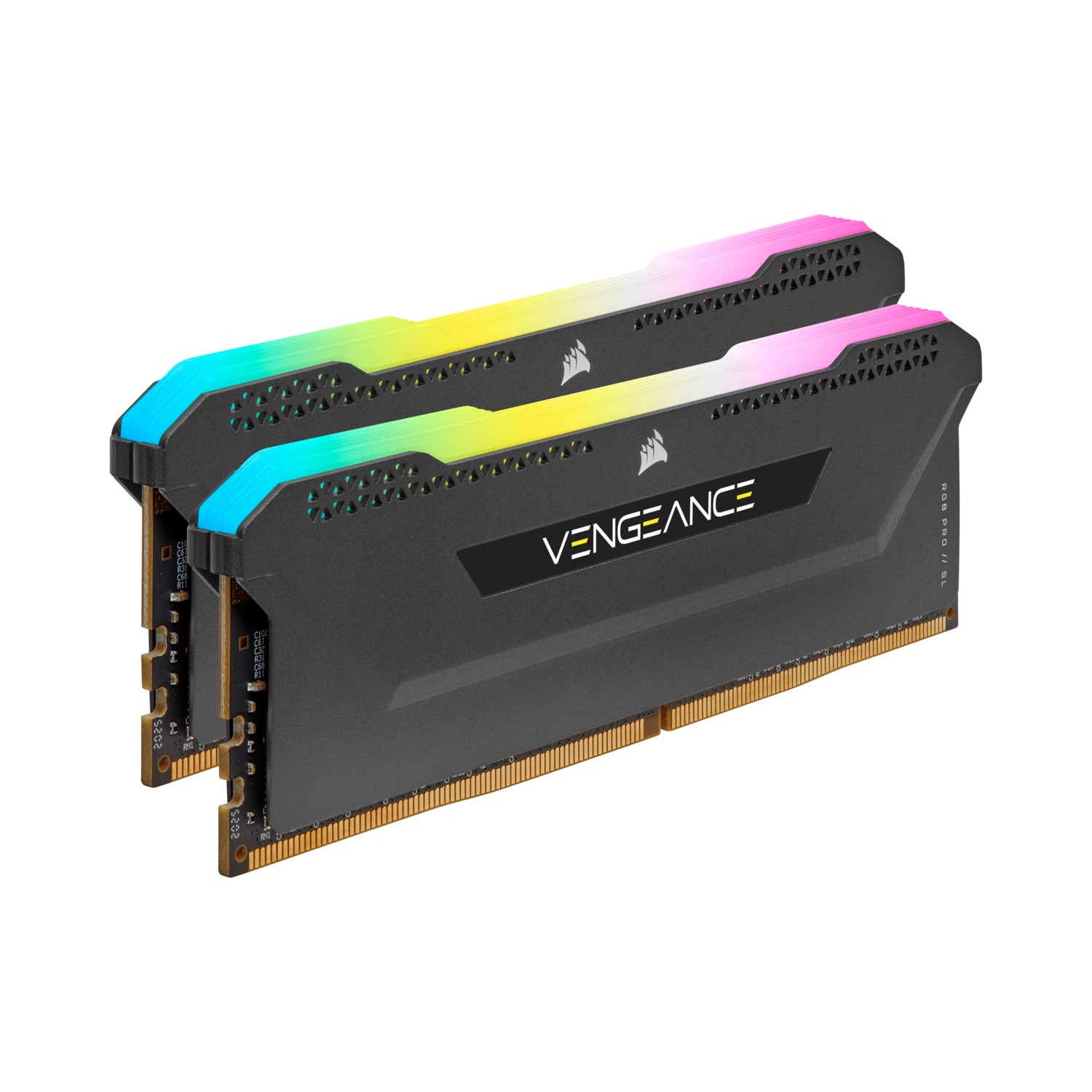 CORSAIR 16GB (2x8GB) 3200MHZ DDR4 CMH16GX4M2E3200C16 VENGEANCE RGB PRO SL PC RAM