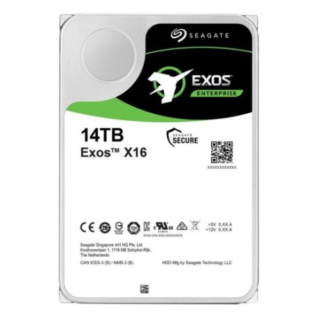 SEAGATE EXOS X16 14TB 7200RPM SATA3 ST14000NM001G HDD