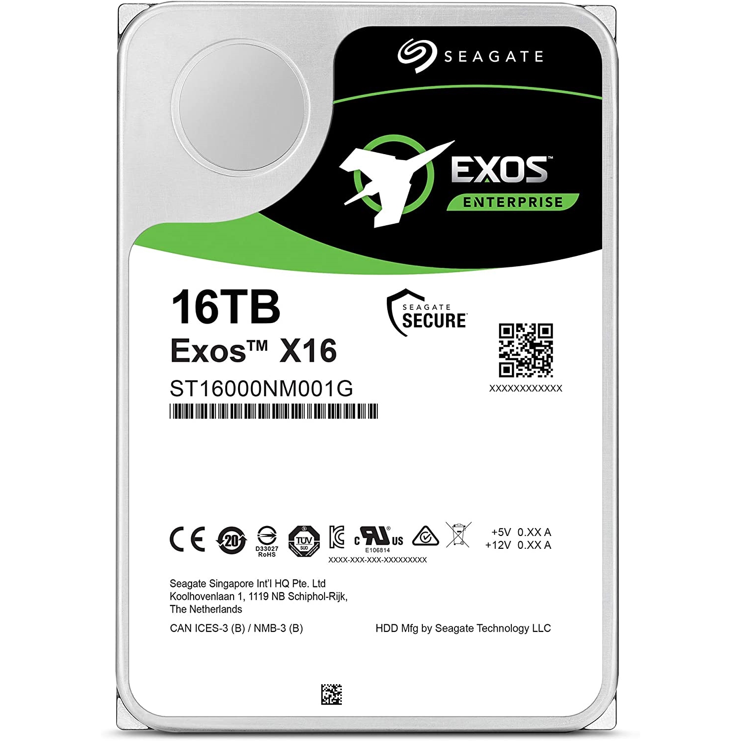 SEAGATE EXOS X16 16TB 7200RPM SATA3 6Gbit/sn ST16000NM001G HDD