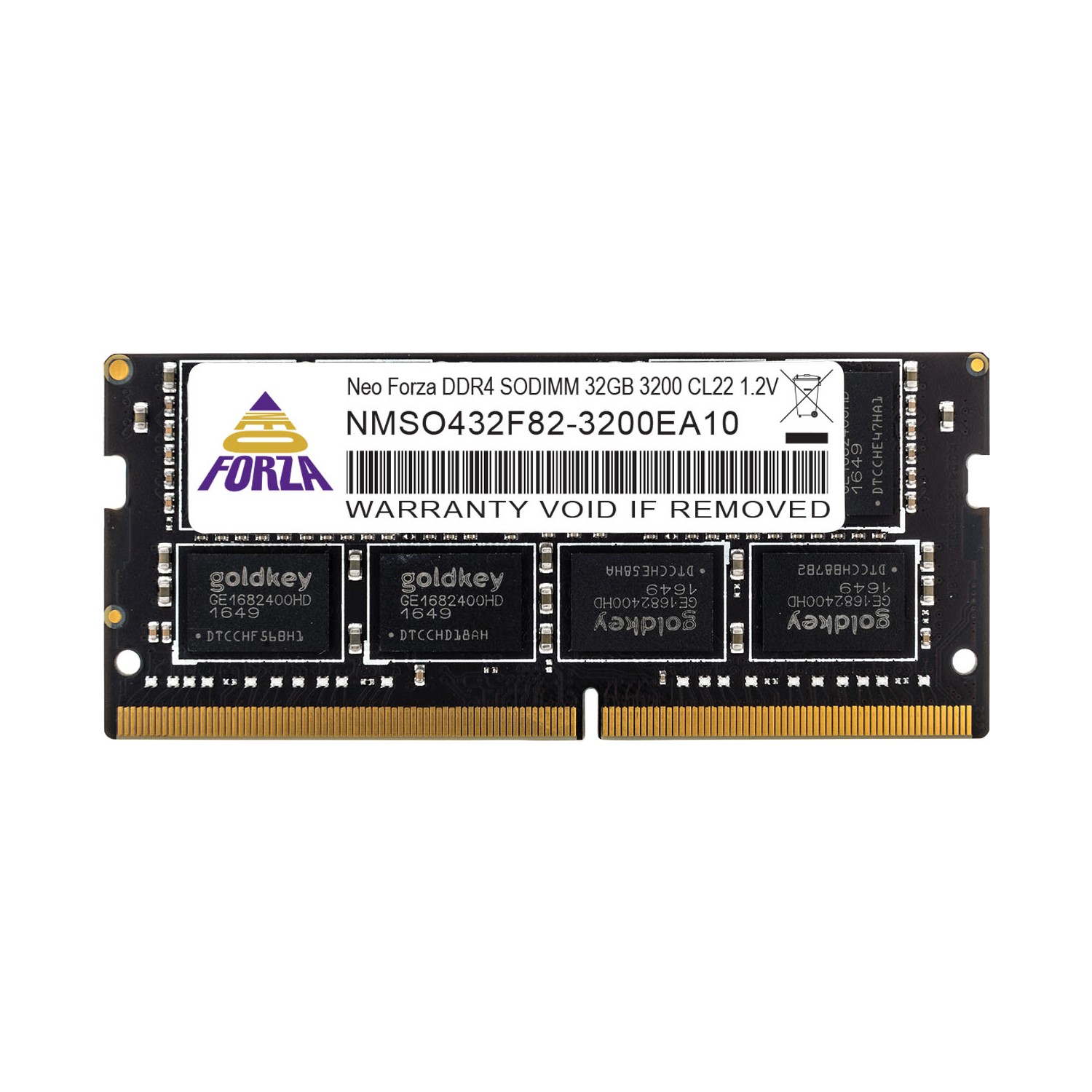 NEOFORZA 32GB 3200MHZ DDR4 CL22 1.2V NMSO432E82-3200EA10 NOTEBOOK RAM