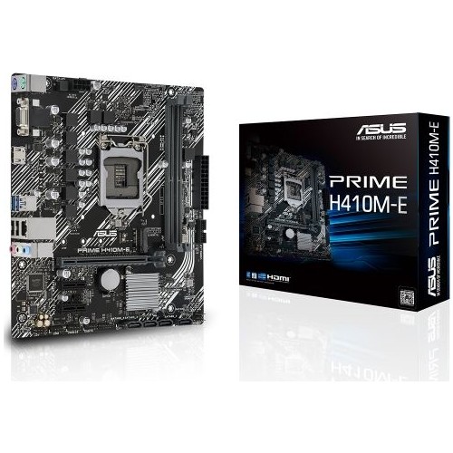 ASUS PRIME H410M-E Intel® H410 2xDDR4 VGA/HDMI 1xM.2 1xGLAN 1200Pin ANAKART