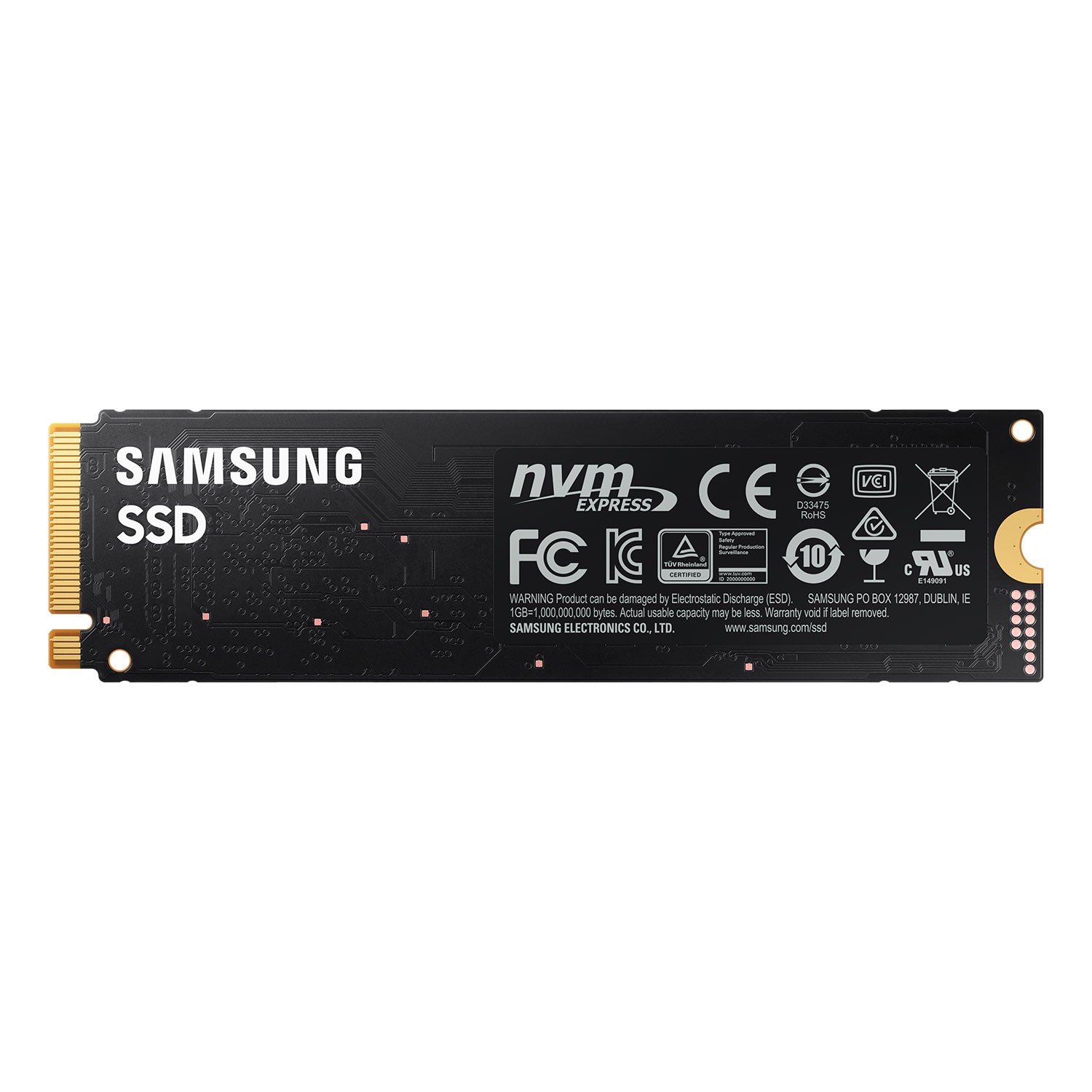 SAMSUNG MZ-V8V1T0BW 1TB 3500/3000MB/s NVMe PCIe M.2 SSD 980