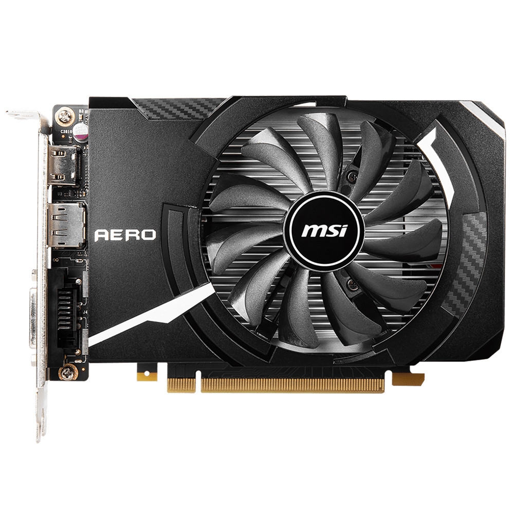 MSI GTX1650 D6 AERO ITX OC GTX1650 4GB GDDR6 128Bit DVI-D/HDMI/DP 16X