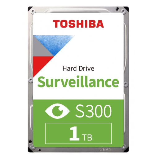 TOSHIBA S300 1TB 5700RPM 64MB SATA3 6Gbit/sn HDWV110UZSVA GÜVENLİK HDD