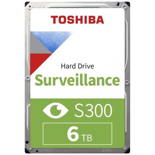 TOSHIBA S300 6TB 5400RPM 256MB SATA3 6Gbit/sn HDWT860UZSVA 7/24 HDD RESMİ DİSTİ GARANTİLİ 