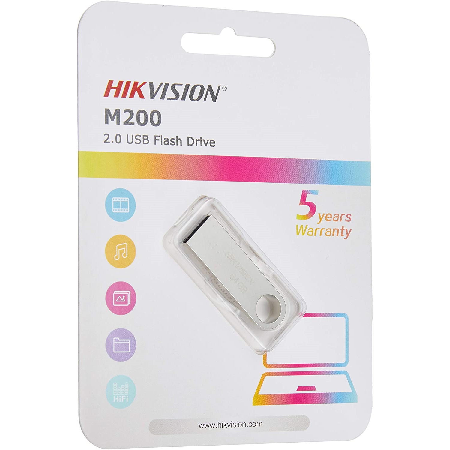 HIKVISION 64GB USB2.0 FLASH BELLEK HS-USB-M200