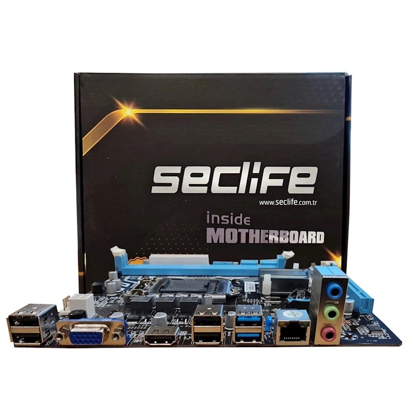 SECLIFE H81JEL H81 DDR3 VGA+HDMI USB 3.0 16X 1150 PIN ANAKART