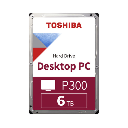 TOSHIBA P300 6TB 5400RPM 128MB SATA3 6Gbit/sn HDWD260UZSVA PC HDD
