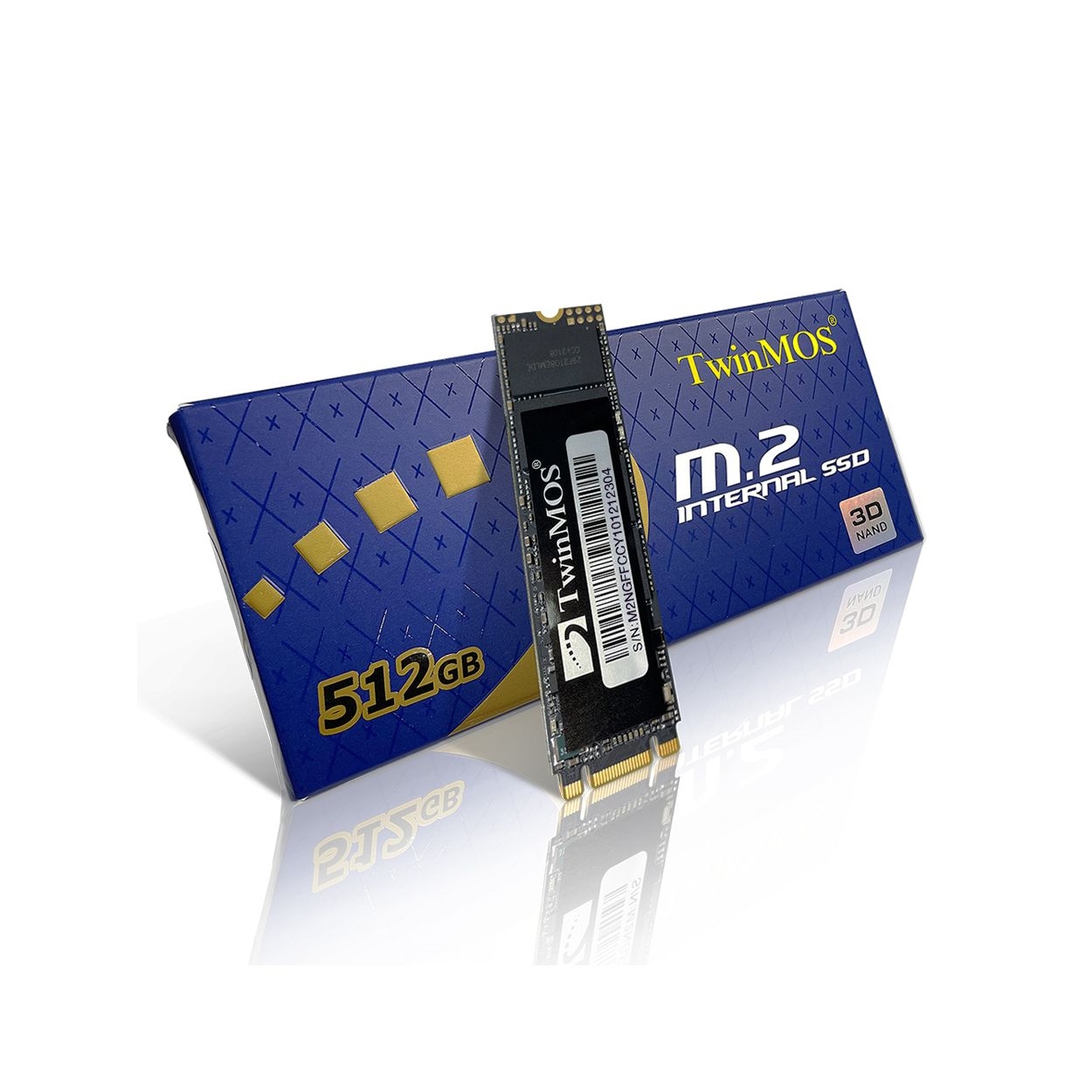 TWINMOS 512GB 580/550MB/s M2 SATA3 3D-NAND SSD NGFFFGBM2280