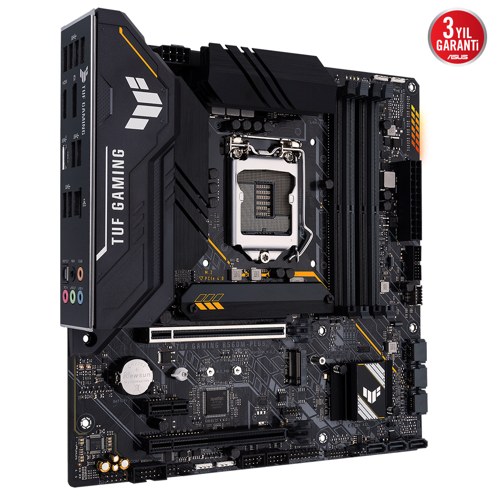 ASUS TUF GAMING B560M-PLUS 4xDDR4 1xGLAN TYPE-C 2xM.2 1200Pin ANAKART