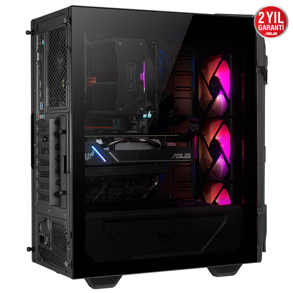 ASUS TUF GAMING GT301 4x12CM ARGB FAN ATX TEMPERLİ GAMING KASA (POWER YOK)