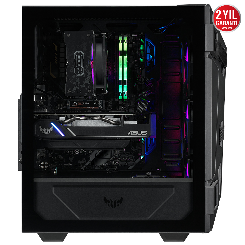 ASUS TUF GAMING GT301 4x12CM ARGB FAN ATX TEMPERLİ GAMING KASA (POWER YOK)