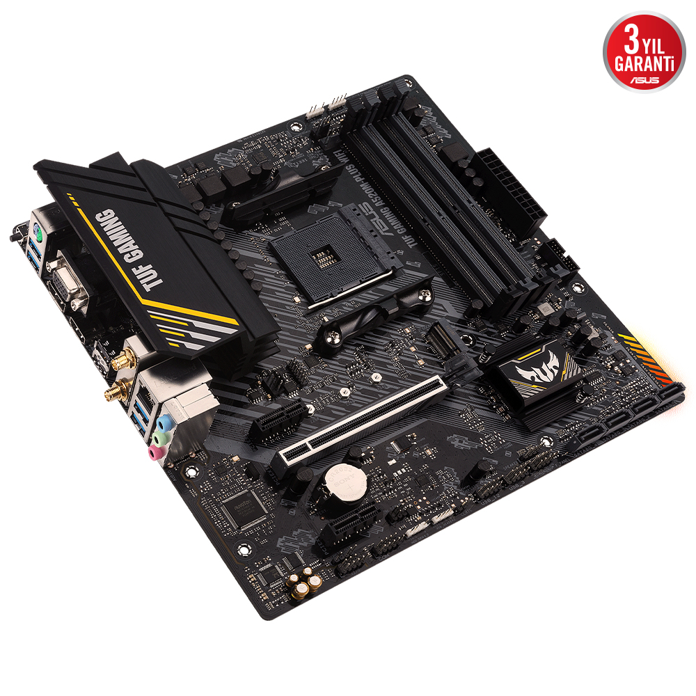 ASUS TUF GAMING A520M-PLUS WIFI 4xDDR4 DP/HDMI/VGA 1xM2 AM4 ANAKART